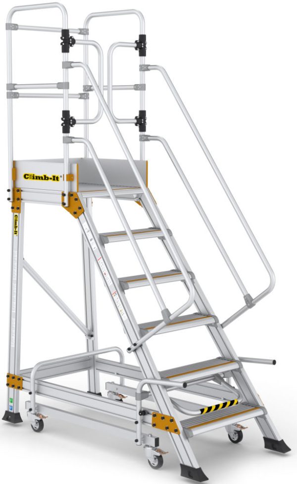 Climb-It 6 Tread Safety Step with Safety Lock