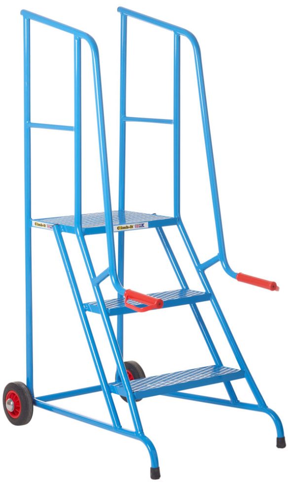 Climb-It 3 Tread Powder Coated Loading Step - Clearance Sale