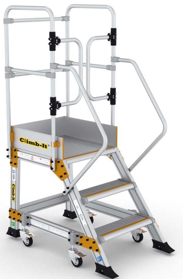 Climb-It 3 Tread Weight Reactive Safety Step