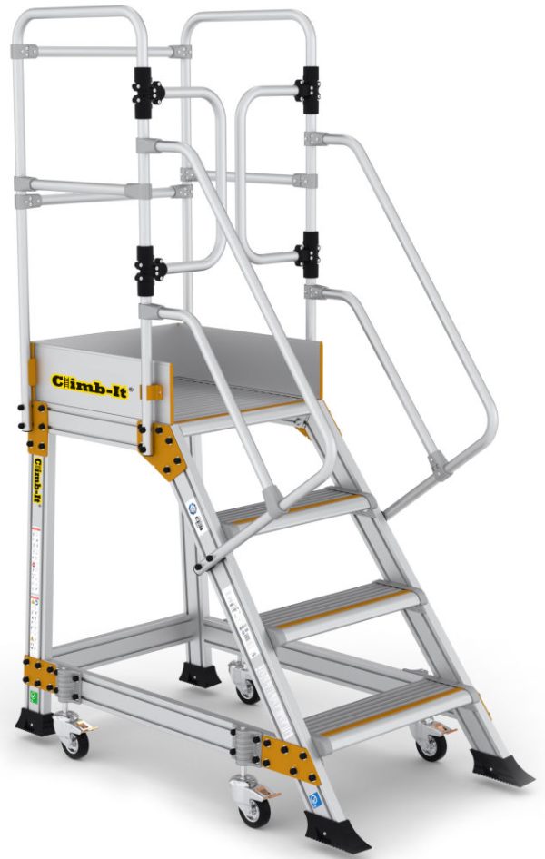 Climb-It 4 Tread Weight Reactive Safety Step