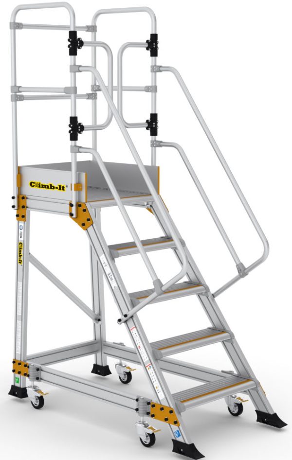 Climb-It 5 Tread Weight Reactive Safety Step