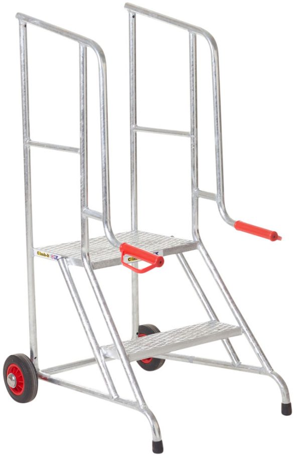 Climb-It 2 Tread Galvanised Loading Step - Clearance Sale