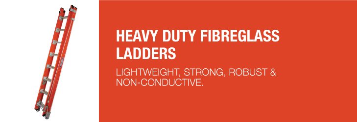 Heavy duty fibregalss ladders