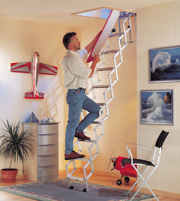 concertina loft ladder