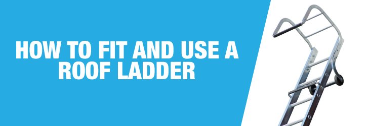 how to install a roof ladder