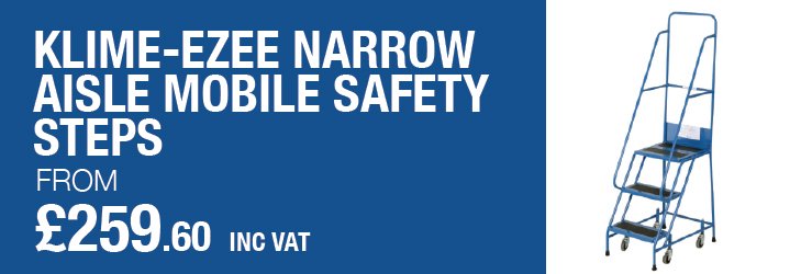 Narrow ailse mobile safety steps