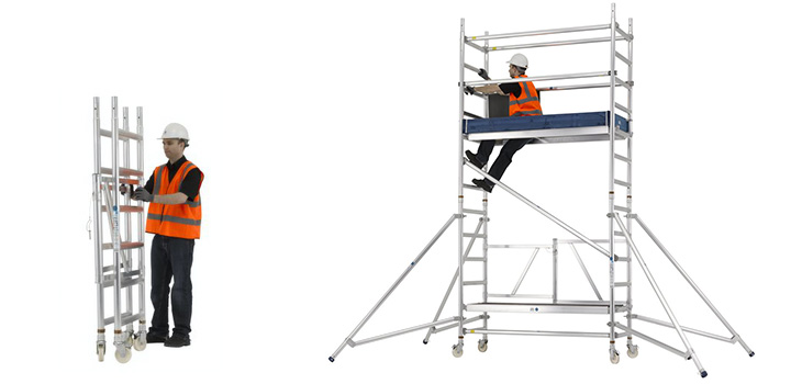 Which material should I choose for scaffold towers aluminium