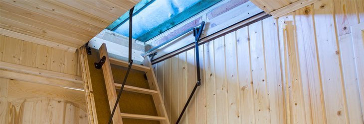 timber loft ladders