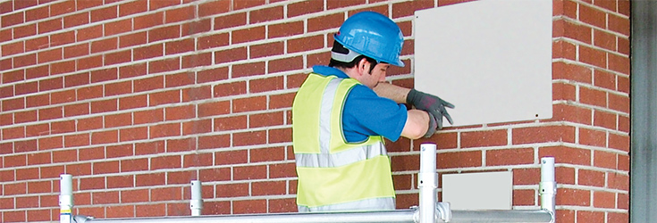 Mobile Scaffold Tower in use