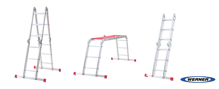 The Werner 12 Way Multipurpose Ladder & Platform