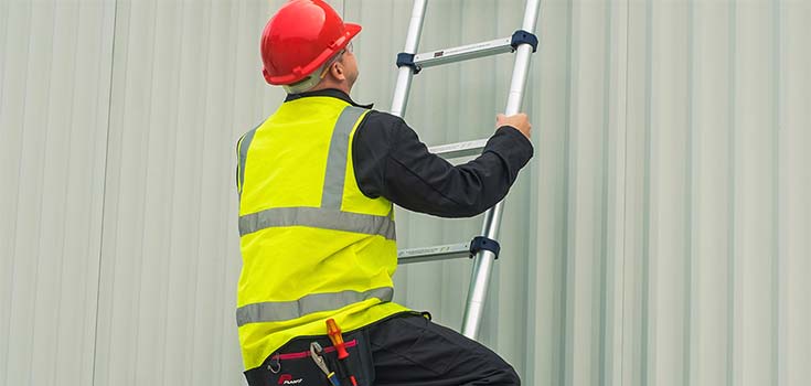 using tb davies telescopic ladder