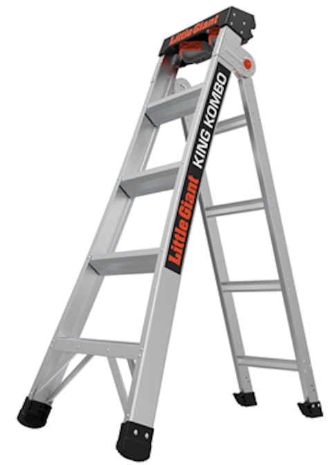 Little Giant 5 Tread King Kombo Aluminium Professional 3-in-1 Multi Purpose Ladder