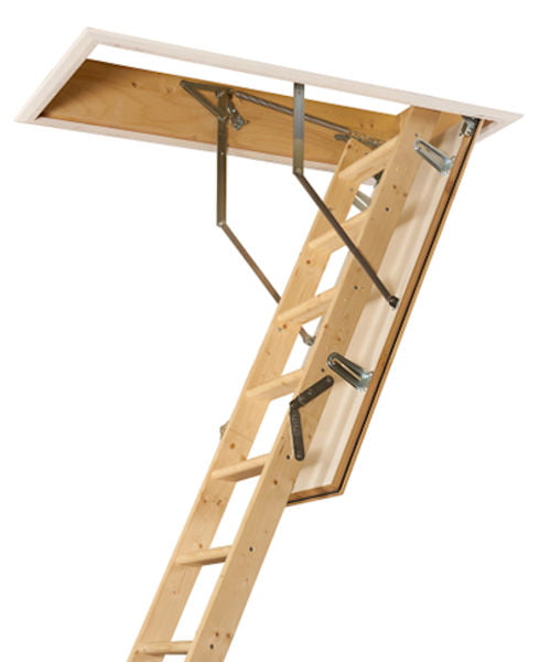 TB Davies 2.8m EuroFold Timber Loft Ladder