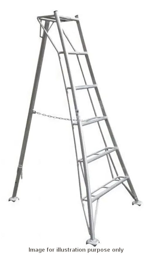 Hendon 4.8m Aluminium 1 Leg Adjustable Tripod Ladder