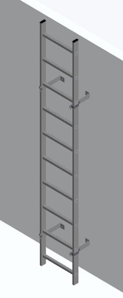 Krause Fixed Vertical Ladders – Ladder Only