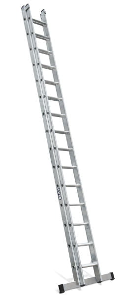 Lyte 5.0m Industrial 2-Section (EN131 Pro) Aluminium Extension Ladder