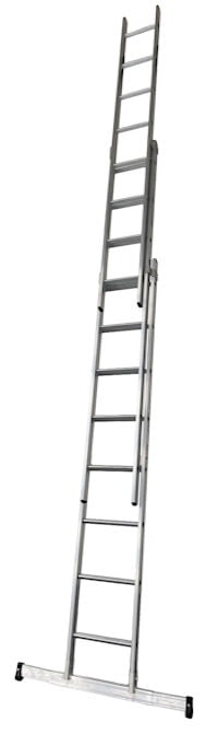Murdoch DMAX 3 Section 4.0m Extension Ladder With Deployable Stabiliser Bar