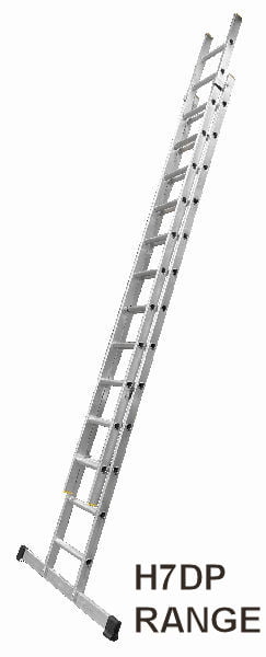 LFI 2-Section (EN131 Pro) Aluminium Extension Ladders