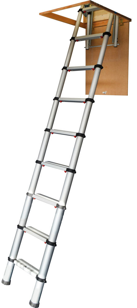 Werner 2.90m Telescopic Loft Ladder