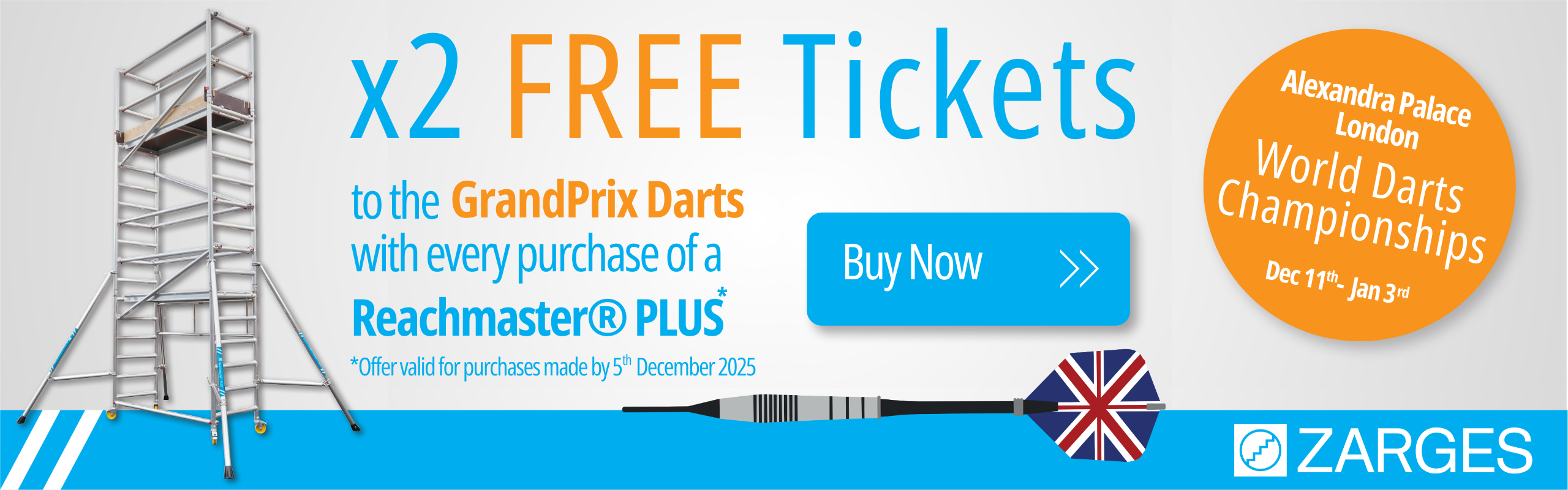 Zarges 2 free tickets