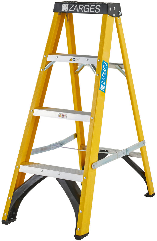 Zarges 4 Tread GRP Swingback Stepladder EN131 Professional